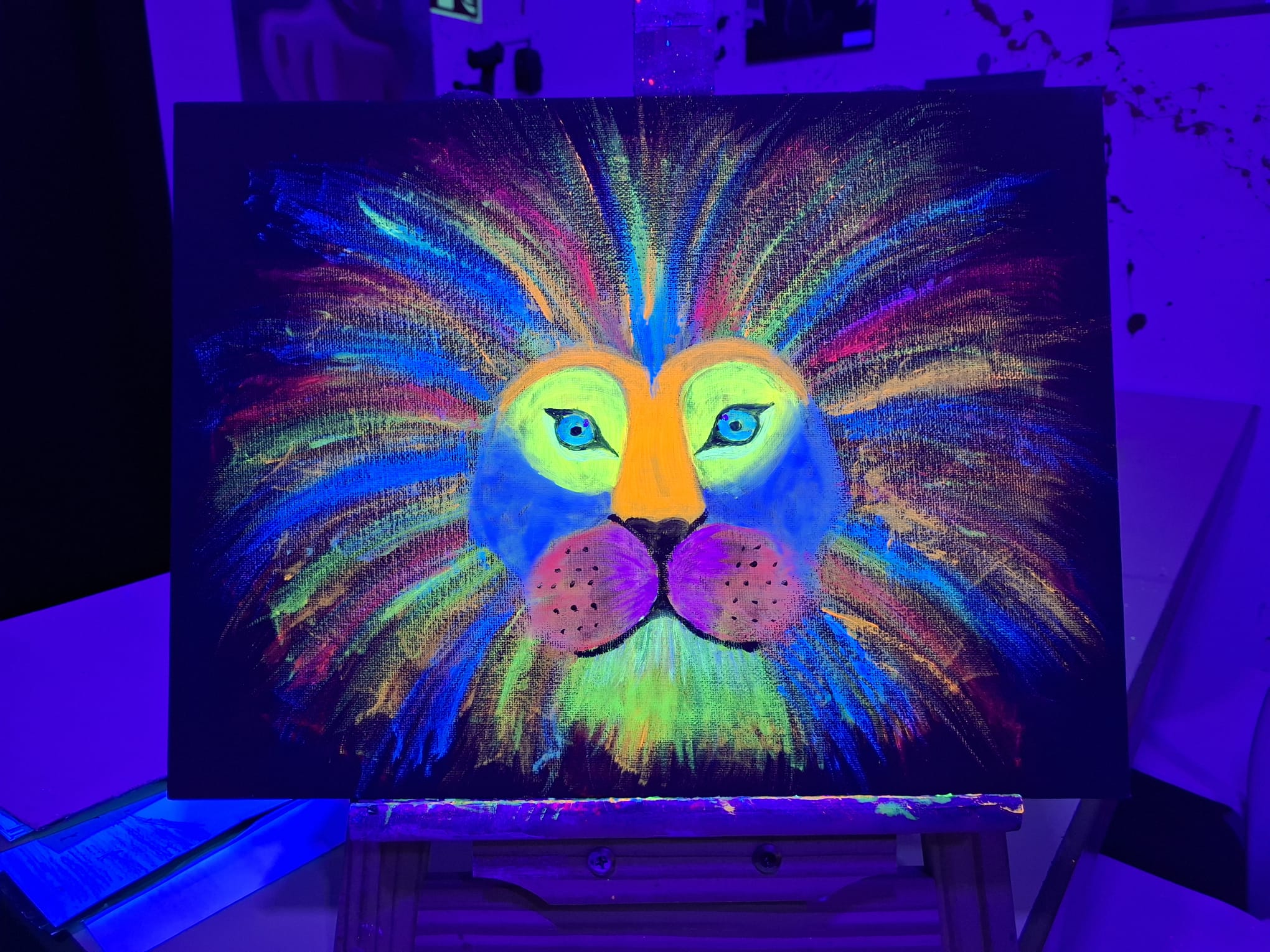 Galaxia fluorescente